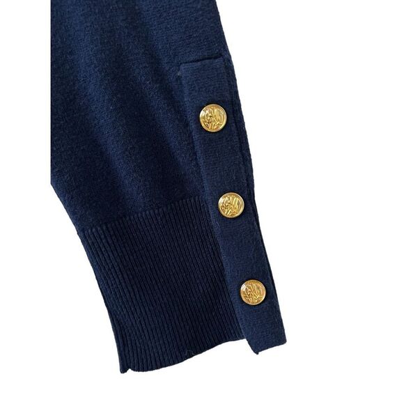 Lilly Pulitzer Dinah Knit Long Sleeve Sweater Navy Blue Women's Size Small - Picture 3 of 7